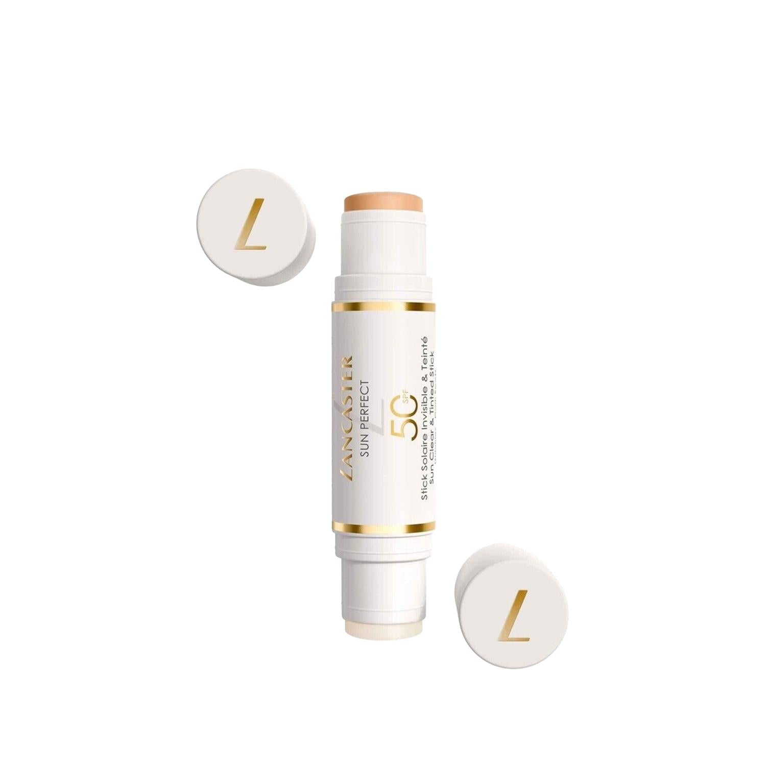 Lancaster Sun Perfect Sun Clear Tinted Stick Spf50 - High Protection Tinted Sunscreen Stick for All Skin Tones - Glamourous Grace