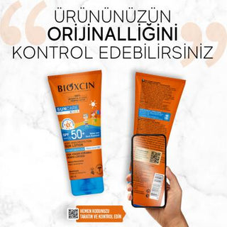 Bioxcin Children's Sunscreen Lotion SPF 50+ - Hypoallergenic, Paraben-Free, Water Resistant - 6.76 fl oz - Glamourous Grace