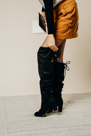 Aspen | Black Suede - Glamourous Grace
