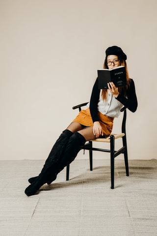 Aspen | Black Suede - Glamourous Grace