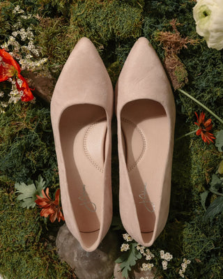 Jolie | Light Taupe Suede - Glamourous Grace