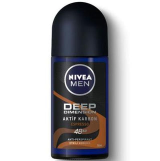 Nivea Men Deep Dimension Espresso Roll-On Deodorant | 50ml - Glamourous Grace