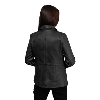Jill Women's Lambskin Leather Blazer