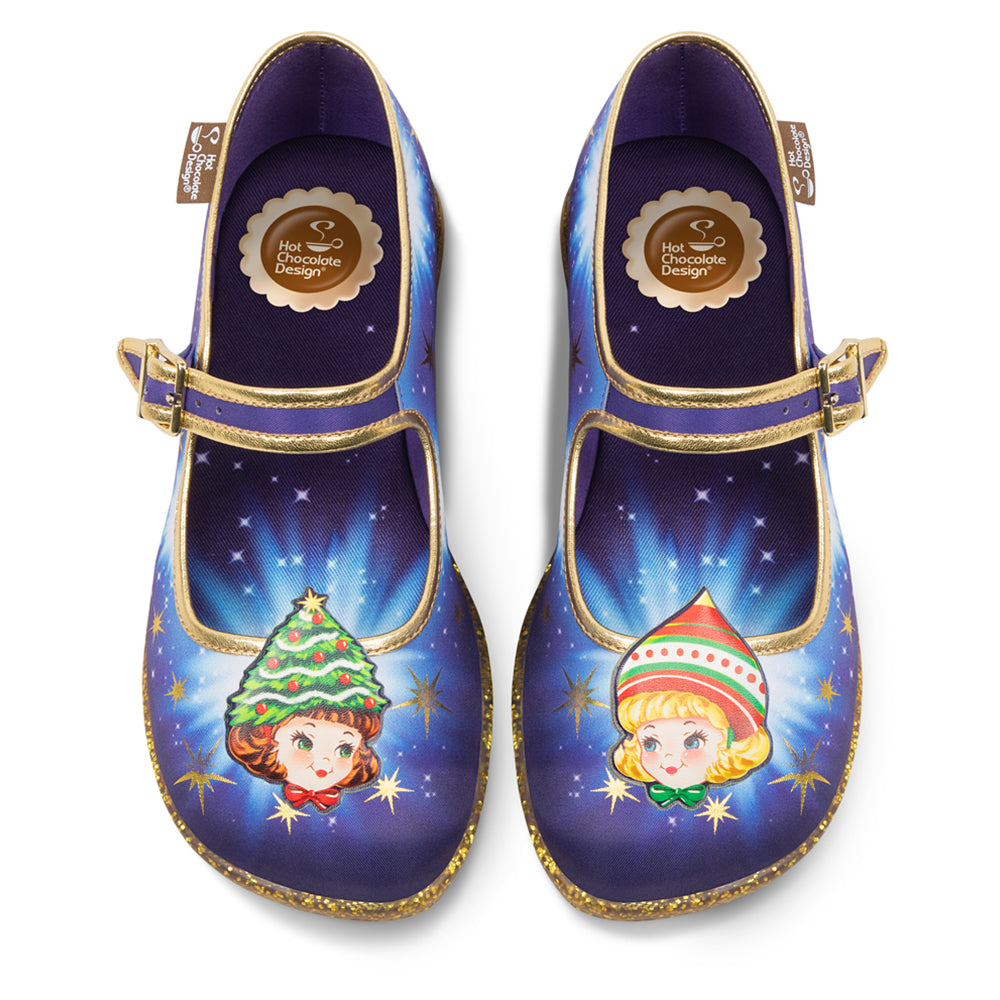 Jolly Sisters  Women's Mary Jane Flats - Glamourous Grace