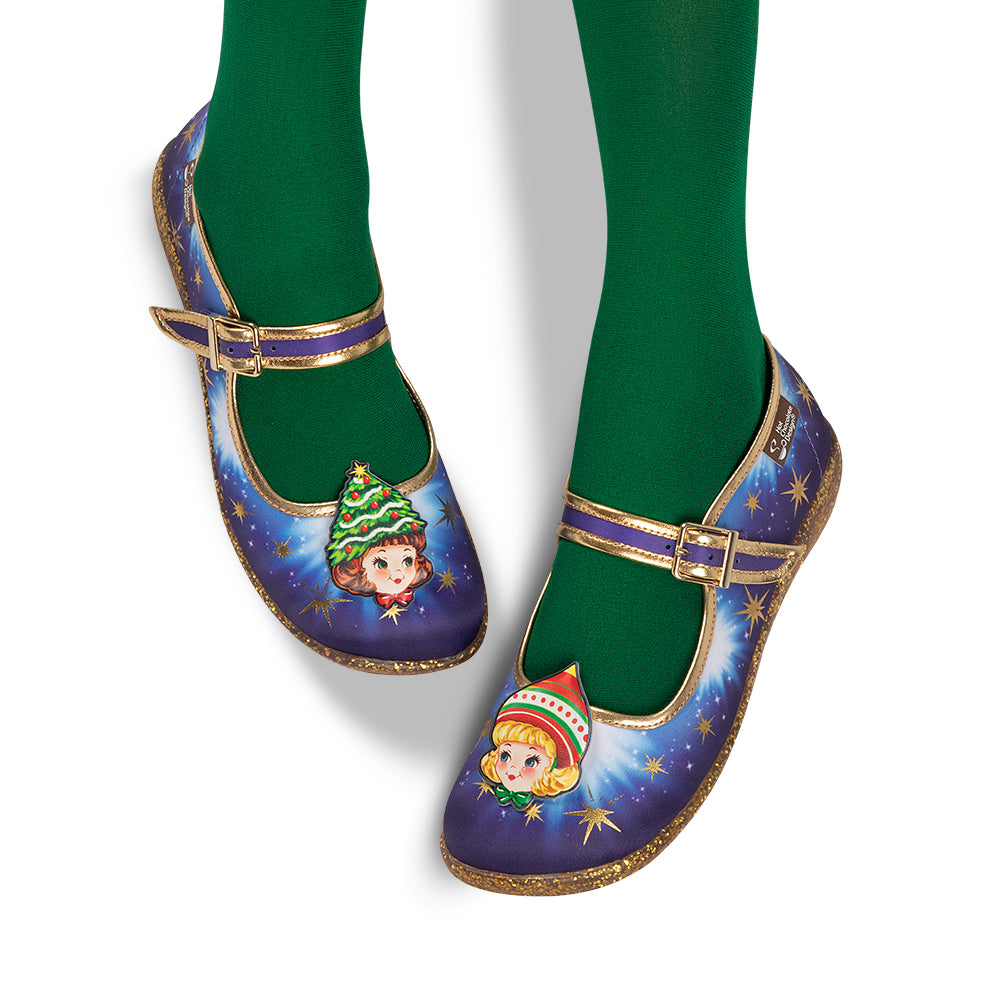 Jolly Sisters  Women's Mary Jane Flats - Glamourous Grace