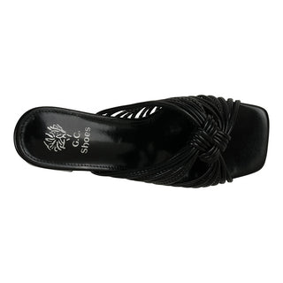 Josie Black Strappy Heeled Sandals