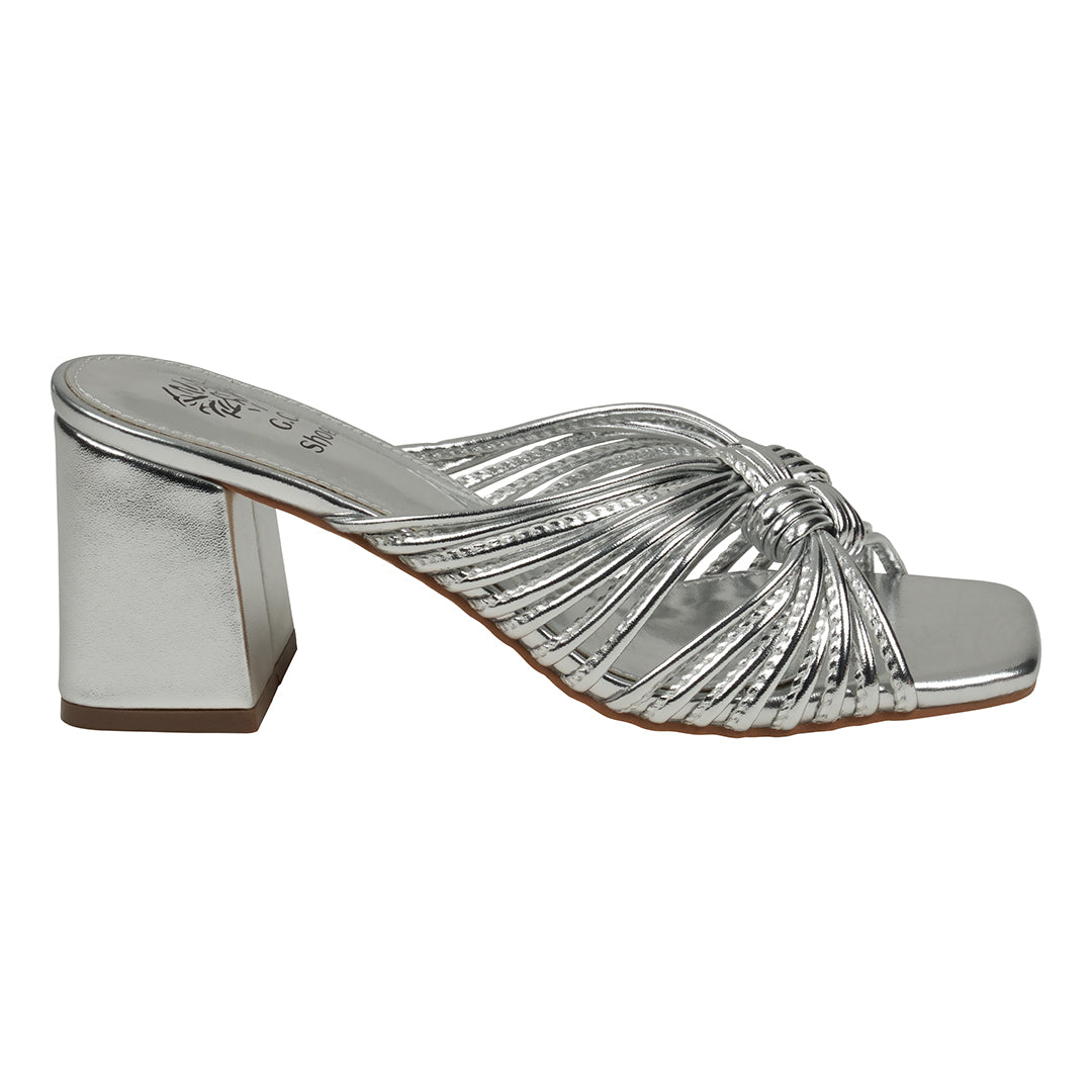 Josie Silver Strappy Heeled Sandals - Glamourous Grace