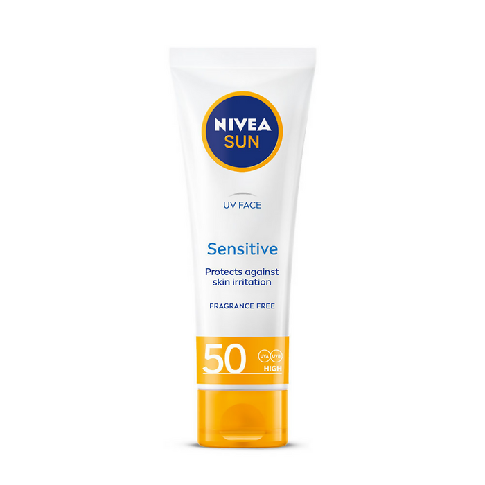 Nivea Sun Sensitive Skin Spf 50 Sunscreen - Glamourous Grace