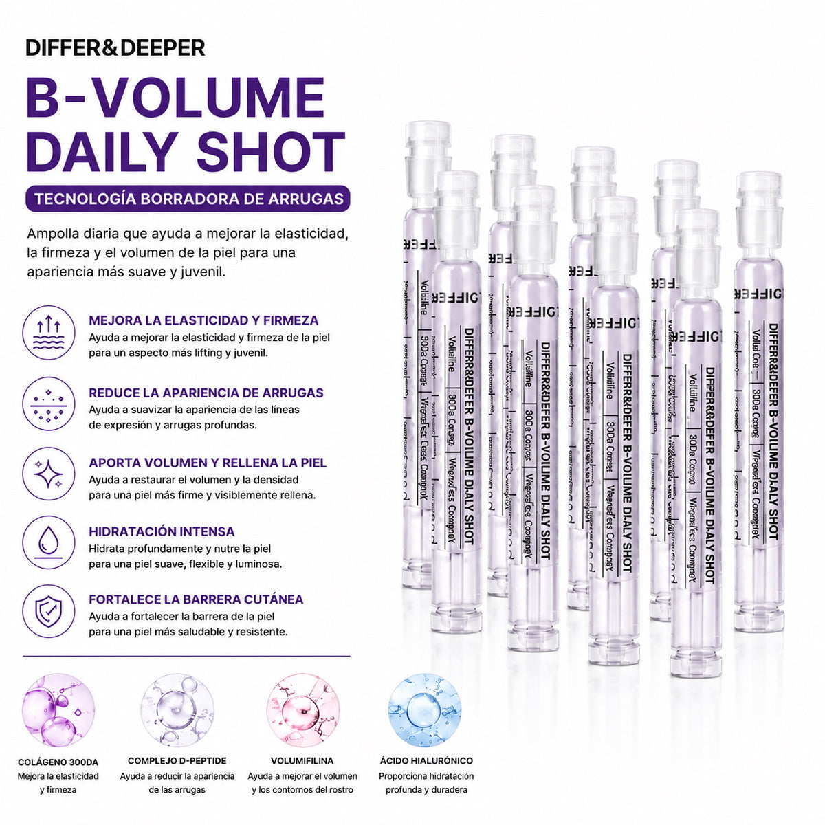 DIFFER&DEEPER B-Volume Daily Shot (2.5ml x 10) - Glamourous Grace