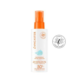Lancaster Sun Sensitive Milky Spray For Kids SPF50 - Water-Resistant, Fragrance-Free Sunscreen Spray for Children - Glamourous Grace