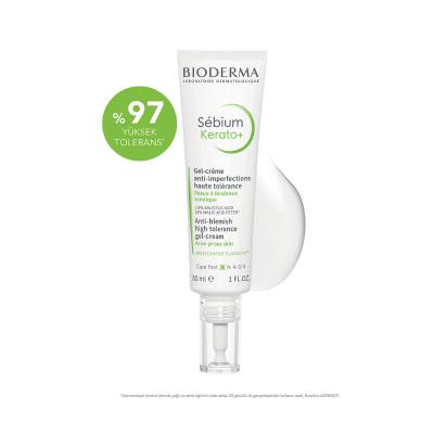 Bioderma Sebium Kerato+ Gel Cream for Oily and Acne-Prone Skin - Dermatologically Tested, Salicylic Acid Skincare - Glamourous Grace