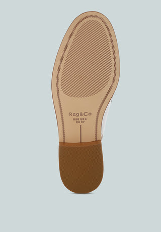 Jemykin Genuine Leather Loafer Sandals