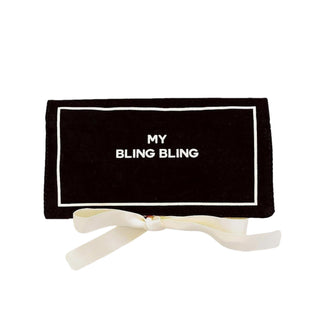 Jewelry Organizer, Travel Pouch – Bling Bling – Black - Glamourous Grace