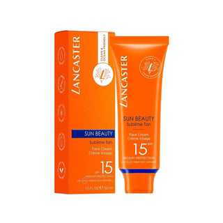 Lancaster Sun Beauty Silky Face Cream with SPF 15 - Moisturizing Sun Protection for Face, 50 ml - Glamourous Grace