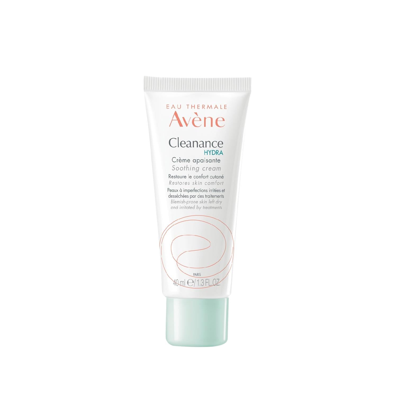Avene Cleanance Hydra Moisturizing Cream for Dry & Damaged Skin - 40ml Compact Size, Hydrating & Gentle - Glamourous Grace