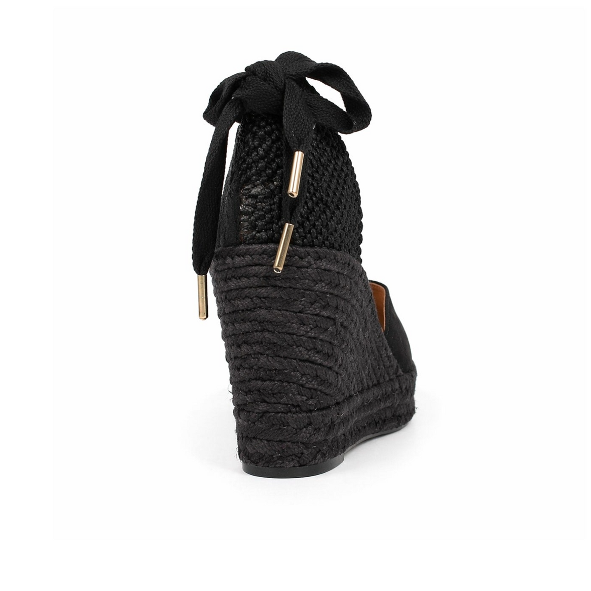 Jimena High Laces All Black - Glamourous Grace