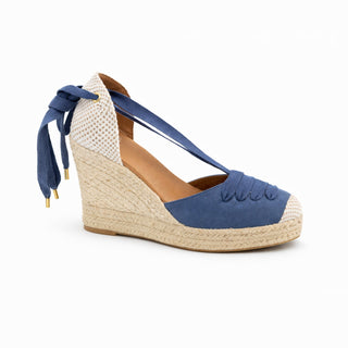 Jimena High Laces French Blue Laced - Glamourous Grace