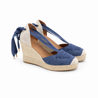 Jimena High Laces French Blue Laced - Glamourous Grace