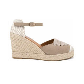Jimena High Strap Taupe Laced - Glamourous Grace