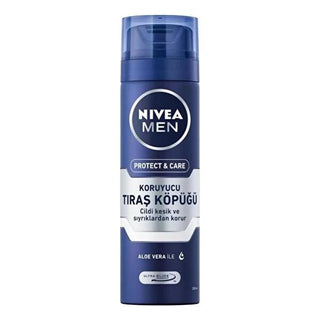 Nivea Men Moisturizing Shaving Foam - Alcohol-Free, Soothing Hamamelis & Chamomile - 200ml - Glamourous Grace