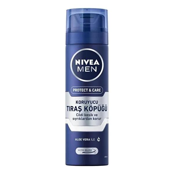 Nivea Men Moisturizing Shaving Foam - Alcohol-Free, Soothing Hamamelis & Chamomile - 200ml - Glamourous Grace