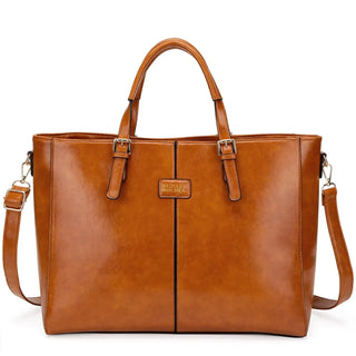 Julia Rustic Vegan Leather Weekender Duffel Bag