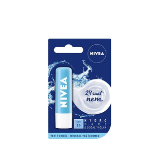 Nivea Hydro Care Lip Care Cream - Moisturizing, Colorless, 4.8g - Glamourous Grace