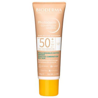 Bioderma Mineral Sunscreen with Coverage SPF50+ Light 40g - Tinted Non-Comedogenic Matte Finish Sun Protection - Glamourous Grace