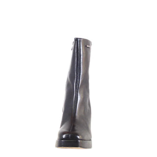 Valerie Molded Leather Booties - Glamourous Grace