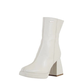 Valerie Molded Leather Booties - Glamourous Grace