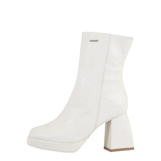 Valerie Molded Leather Booties - Glamourous Grace