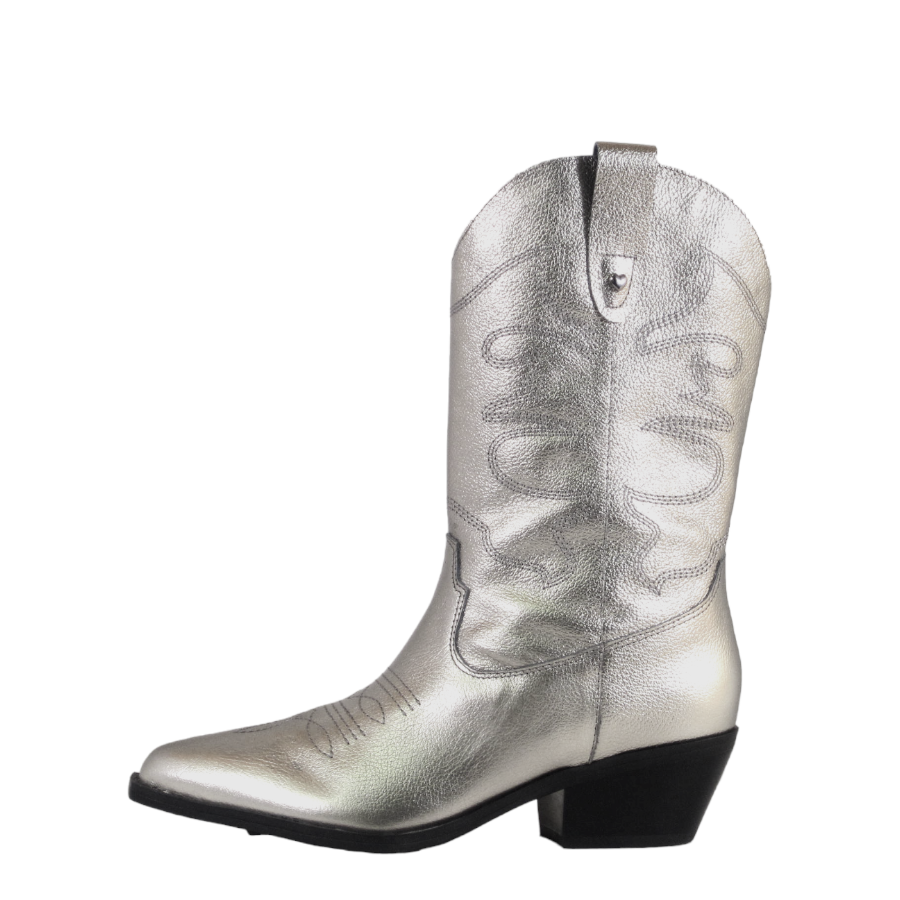 Racketeer Leather Cowboy Boots - Glamourous Grace