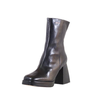 Valerie Molded Leather Booties - Glamourous Grace
