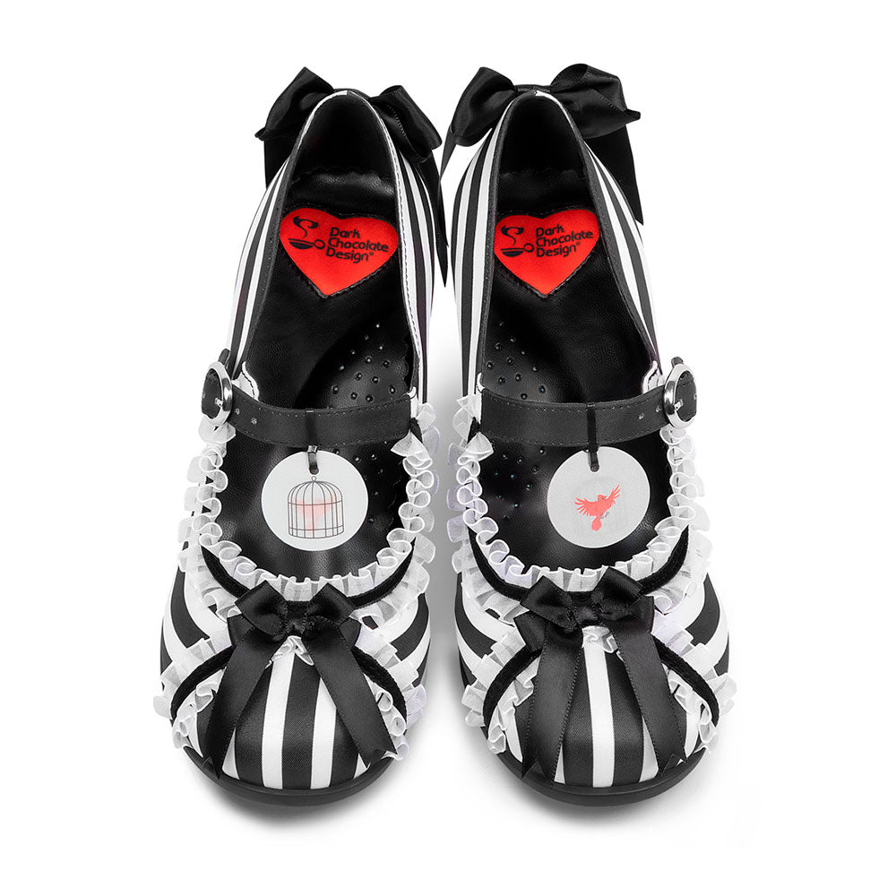 Katrina Women's Mary Jane Mid Heels - Glamourous Grace