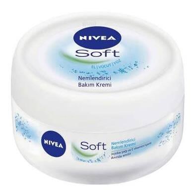 Nivea Soft Moisturizing Cream: Hydrate & Refresh Skin with Vitamin E & Jojoba Oil - Lightweight Daily Face and Body Moisturizer (3.38 fl oz) - Glamourous Grace