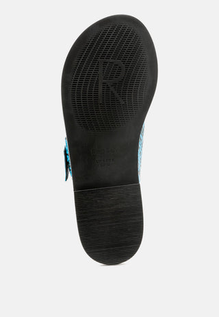 Kelly Flat Sandal With Buckle Straps