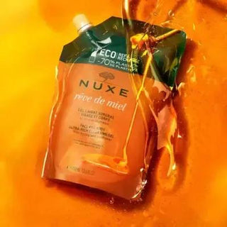 Nuxe Reve De Miel Ultra Rich Cleansing Gel: Honey-Infused Face & Body Wash for Dry, Sensitive Skin - Natural, Paraben & SLS Free - Glamourous Grace