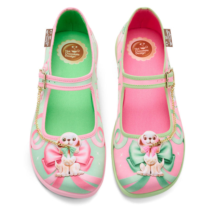 Kitschy Puppies Women's Mary Jane Flats