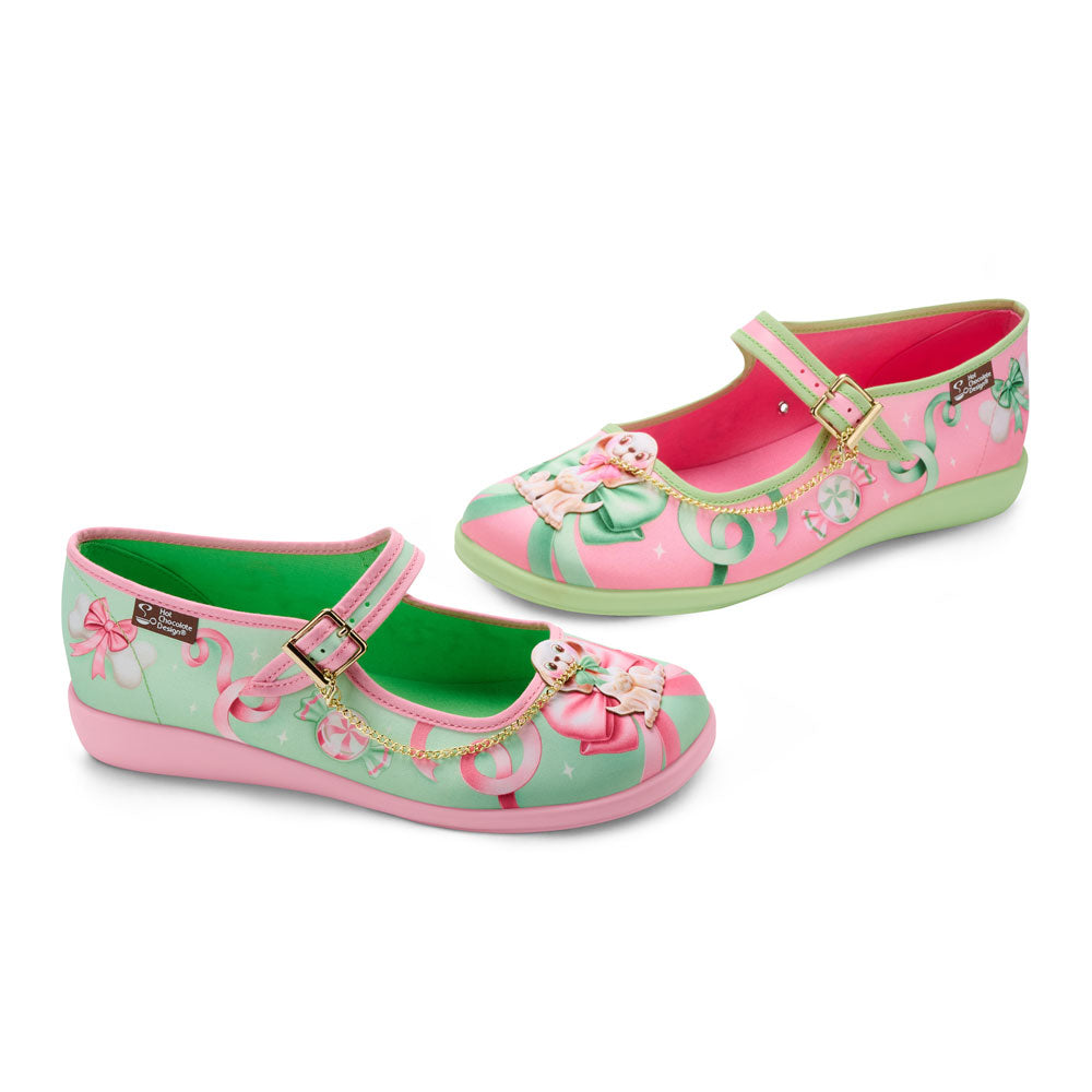 Kitschy Puppies Women's Mary Jane Flats - Glamourous Grace