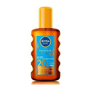 Nivea Sunscreen Spray SPF 30 - Water-Resistant, Natural Bronzing, Dermatologically Approved - 6.76 fl oz