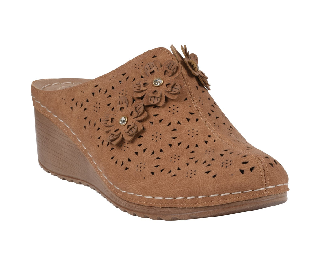 Women's Krista Brown Flat - Glamourous Grace