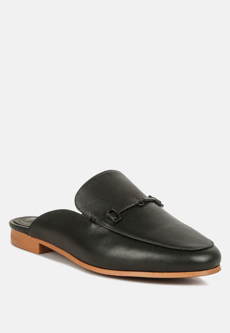 Kristy Horsebit Embellished Mules - Glamourous Grace