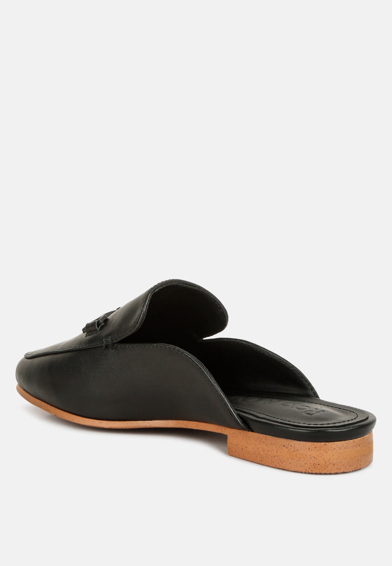 Kristy Horsebit Embellished Mules - Glamourous Grace