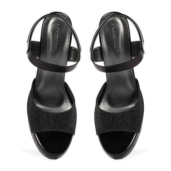 Campbell - Black Block Heels