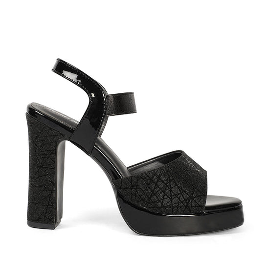 Campbell - Black Block Heels