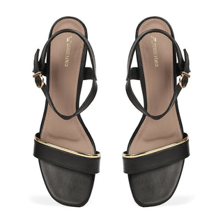 Mila - Black Block Heels
