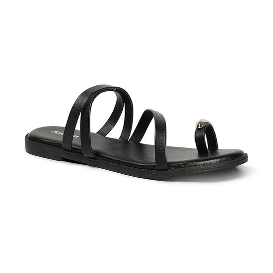 Nola - Black Slip-Ons