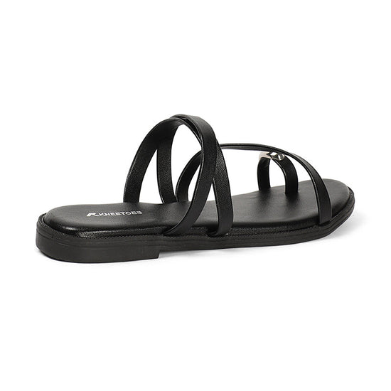 Nola - Black Slip-Ons