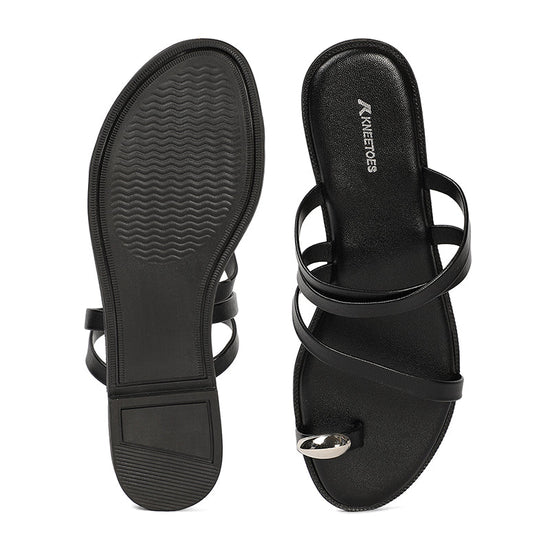 Nola - Black Slip-Ons