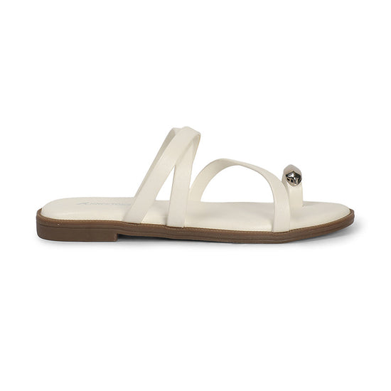 Nola - White Slip-Ons